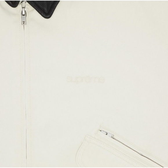 Supreme Leather Collar Utility Jacket - Picture 2 of 5